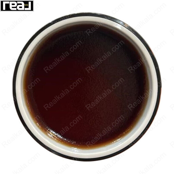 نمای داخلی پماد حالت‌ دهنده FENMAN مدل Extra Firm با بافت براق و قهوه‌ ای‌ رنگ