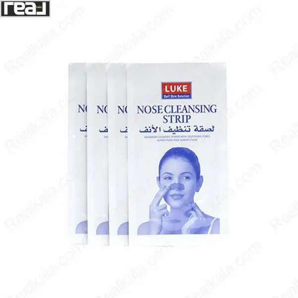 چسب پاک‌ کننده بینی لوک مدل Self Skin Solution با تصویر کاربرد روی بینی