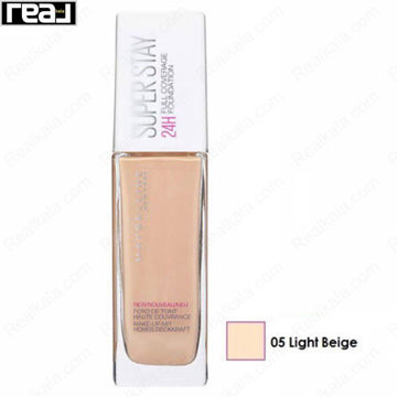 کرم پودر Maybelline Super Stay 24H شماره 05 Light Beige مناسب پوست روشن تا متوسط