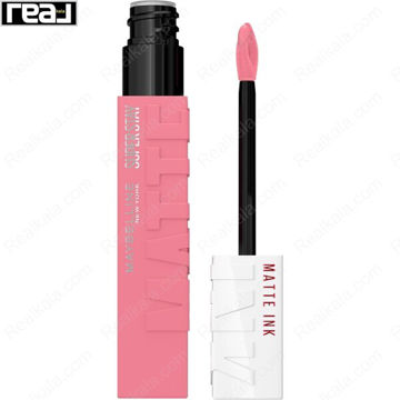 تصویر رژ لب Maybelline شماره 10 Dreamer با رنگ صورتی ملایم و جلوه مات