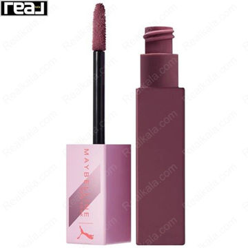رژ لب Maybelline شماره 12 Unstoppable با رنگ بنفش یاسی مات