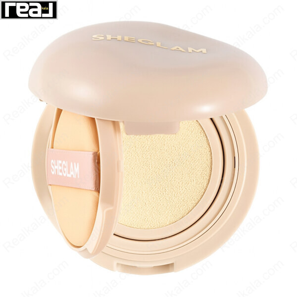 کوشن شیگلم رنگ Linen مدل Lock & Go با بافت واقعی داخل بسته، مناسب پوست روشن با تناژ گرم