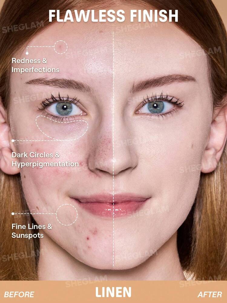 نمای کوشن شیگلم مدل Lock & Go رنگ Linen روی پوست