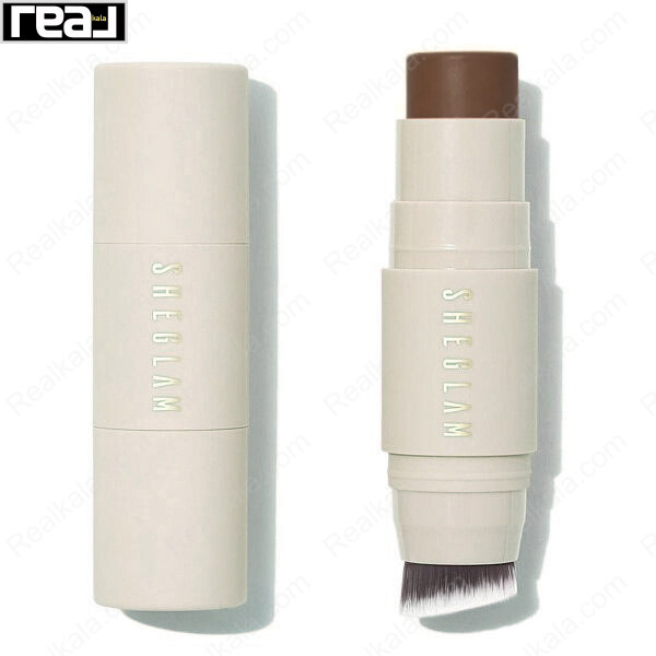 کانتور استیکی شیگلم مدل Snatch N Define رنگ Camel Suede با ته مایه بژ گرم مناسب پوست تیره