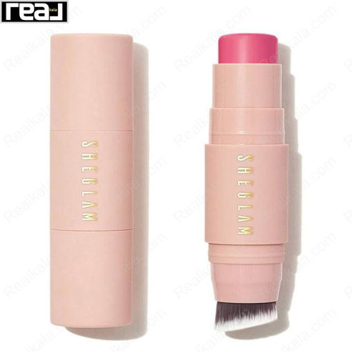 رژگونه شیگلم رنگ میدنایت هور مدل استیکی Sheglam Snatch N Blush Stick Midnight Hour