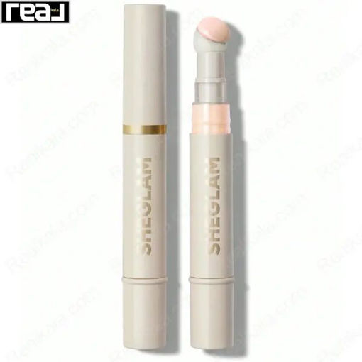 کانسیلر مایع شیگلم رنگ پینک پرل مدل پد دار Sheglam Complexion Boost Concealer Pink Peral