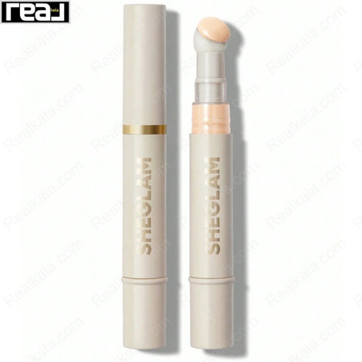 کانسیلر مایع شیگلم رنگ فیر مدل پد دار Sheglam Complexion Boost Concealer Fair