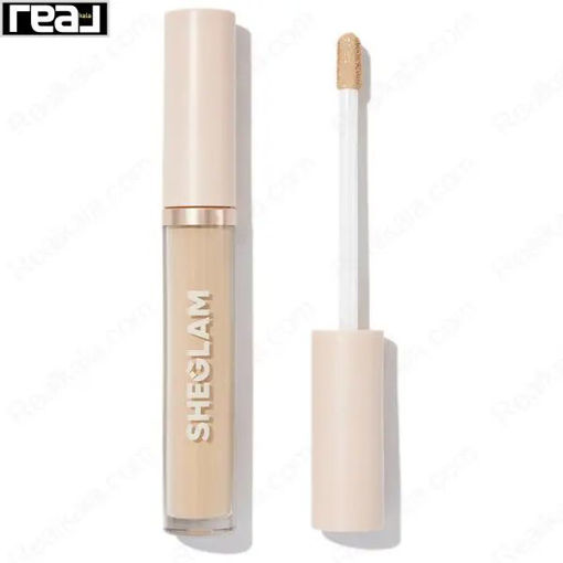 کانسیلر شیگلم رنگ شل مدل فول کاور 12 ساعته Sheglam 12H Full Coverage Concealer Shell