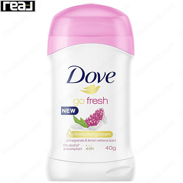 استیک ضد تعریق زنانه داو Go Fresh انار و لیمو ترش با محافظت 48 ساعته و فرمول مرطوب‌کننده