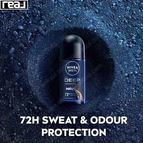 نمای روبروی مام رول نیوآ مردانه مدل Deep Espresso با محافظت 72 ساعته