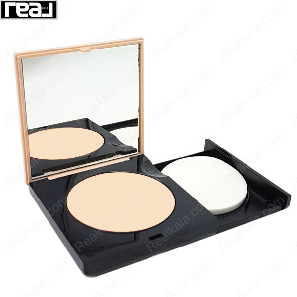 پنکک Manhattan Perfect Teint شماره 17 Rose با درب باز، آینه داخلی و پد سفید مناسب پوست‌های روشن تا متوسط