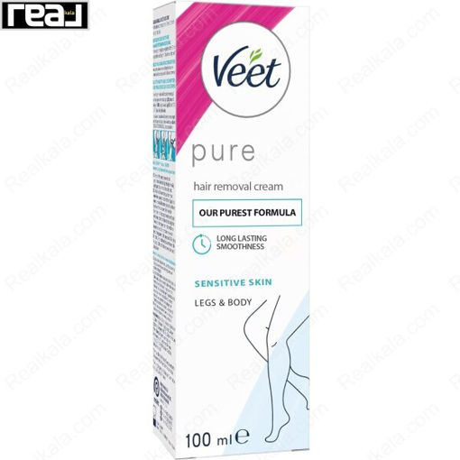 کرم موبر بدن ویت مخصوص پوست حساس Veet Pure Hair Removal Cream Sensetive Skin 100ml