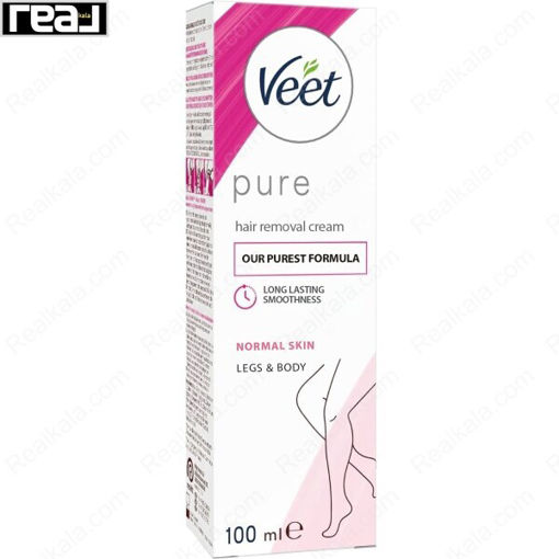 کرم موبر بدن ویت مخصوص پوست نرمال Veet Pure Hair Removal Cream Normal Skin 100ml