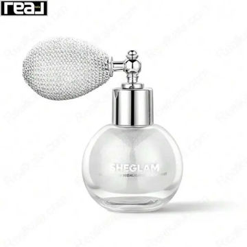نمای روبروی بادی میست هایلایتر Sheglam مدل Go Go Glow رنگ Frosted Opal با طراحی مرواریدی و افکت براق	
