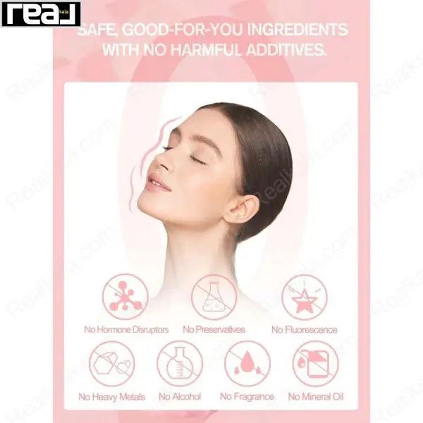 ترکیبات ایمن پرایمر Sheglam Smoothing Rose بدون الکل، رایحه، فلزات سنگین و نگهدارنده ها	