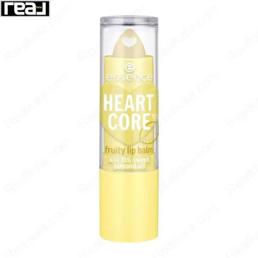 بالم لب اسنس شماره ۰۴ لیمو Essence Heart Core Fruity Lip Balm Lucky Lemon