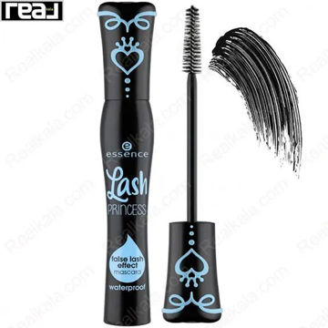 ریمل Essence مدل Lash Princess ضدآب با نمایش رنگدانه های مشکی