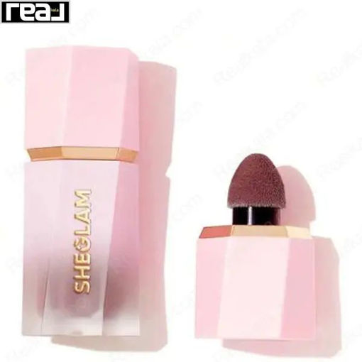 رژگونه مایع شیگلم رنگ نایت درایو مدل مات Sheglam Matte Finish Liquid Blush Night Drive