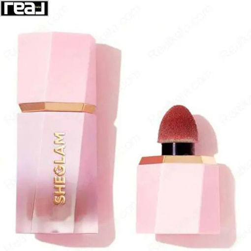 رژگونه مایع شیگلم رنگ سوایپ رایت مدل مات Sheglam Matte Finish Liquid Blush Swipe Right