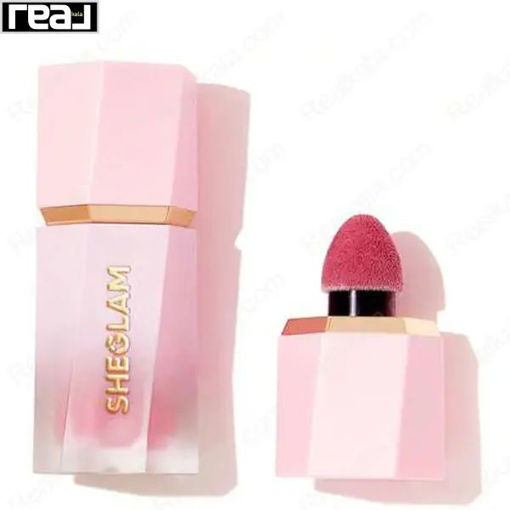 رژگونه مایع شیگلم رنگ آن پوینت مدل مات Sheglam Matte Finish Liquid Blush On Point