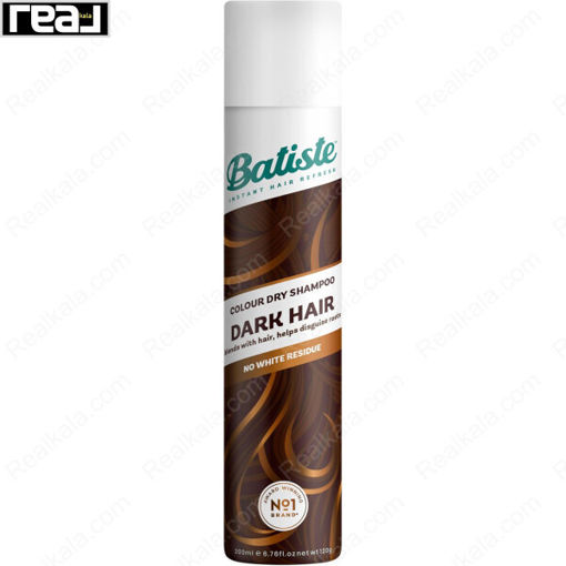 شامپو خشک باتیست مخصوص موهای تیره Batiste Colour Dry Shampoo Dark Hair 200ml