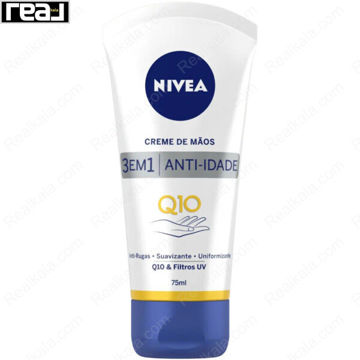 کرم دست NIVEA مدل Q10 Anti-Age حجم 75 میل ضدچروک با فیلتر UV
