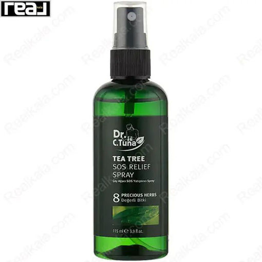 اسپری تسکین‌ دهنده دکتر سی تونا مدل درخت چای Dr. C. Tuna Tea Tree SOS Relief Spray 115ml