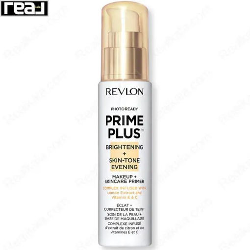 پرایمر روشن‌ کننده و یکنواخت‌ کننده پوست رولون Revlon Photoready Primer Plus Brightening + Skin-Tone Evening