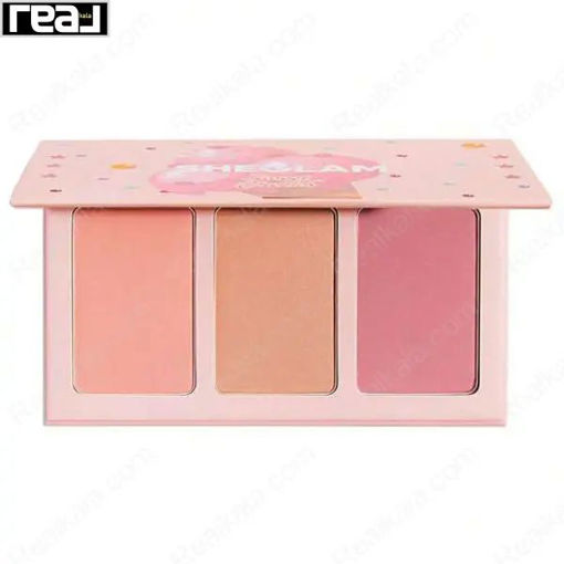پالت رژگونه شیگلم سه رنگ مدل انامورد Sheglam Sweet Cheeks Blush Trio Enamored
