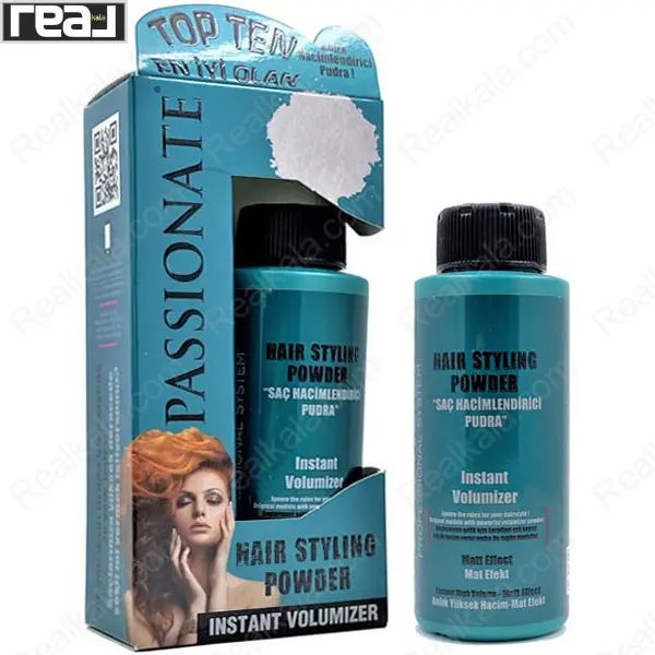 پودر حالت‌دهنده مو پشینت مدل Instant Volumizer با بسته‌بندی آبی و حجم‌دهی فوری