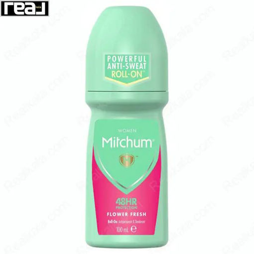 مام رول ضد تعریق زنانه میچام مدل فلاور فرش Mitchum Flower Fresh Roll On 100ml