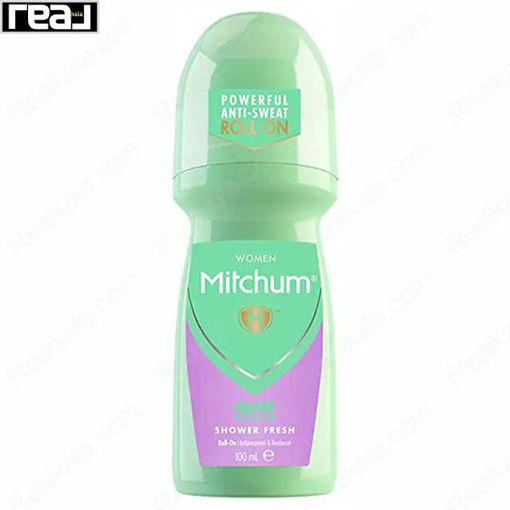 مام رول ضد تعریق زنانه میچام مدل شاور فرش Mitchum Shower Fresh Roll On 100ml