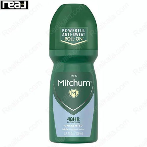 مام رول ضد تعریق مردانه میچام مدل بدون بو Mitchum Men Unscented Roll On 100ml