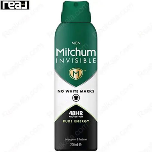 اسپری ضد تعریق مردانه میچام مدل پیور انرژی Mitchum Pure Energy Spray 200ml