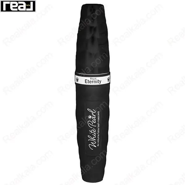 ریمل Royal Eternity مدل Black Pearl با طراحی مشکی و فرمول حجم‌دهنده مناسب مژه‌های کم‌پشت برای ایجاد حجم بیشتر