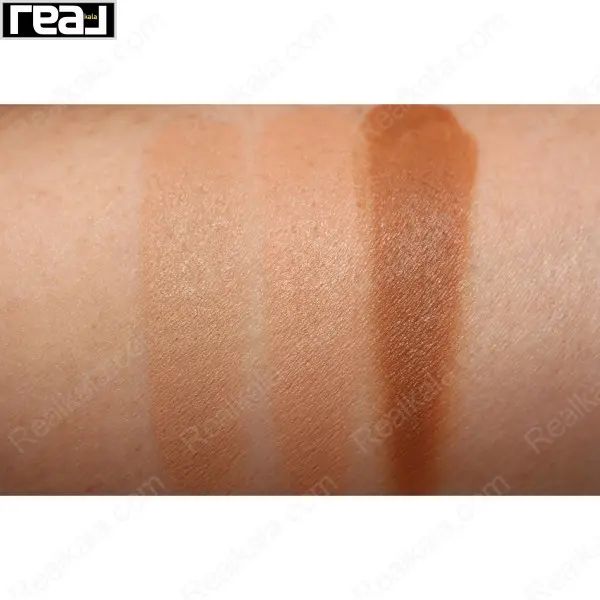 تست رنگ‌های پالت ریمل شماره 020 روی پوست با تناژ متوسط و پوشش طبیعی