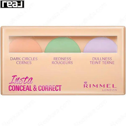 پالت اصلاح رنگ پوست ریمل لاندن مدل اینستا Rimmel London Insta Conceal & Correct Palette