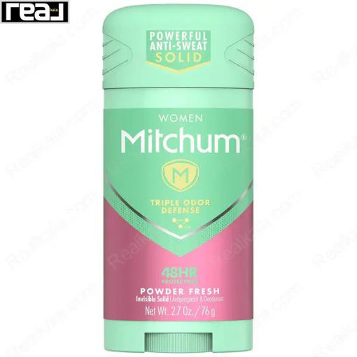 مام استیک ضد تعریق زنانه میچام مدل پاودر فرش Mitchum Powder Fresh Invisible Solid 76g