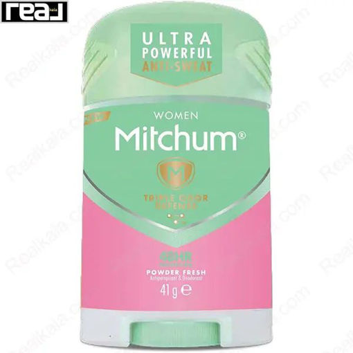 مام استیک ضد تعریق زنانه میچام مدل پاودر فرش Mitchum Powder Fresh Ultra Powerful Soft Solid 41g