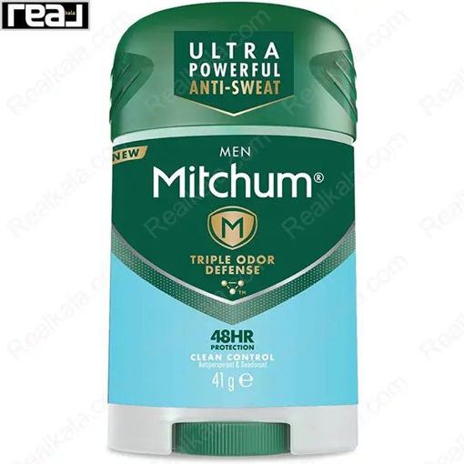 مام استیک ضد تعریق مردانه میچام مدل کلین کنترل Mitchum Clean Control Ultra Powerful Soft Solid 41g