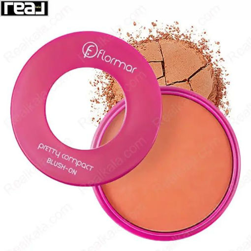 رژگونه فلورمار مدل پرتی شماره Flormar Pretty Compact Blush On 111