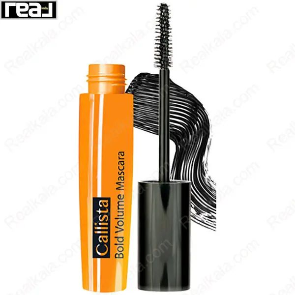 ریمل حجم‌ دهنده کالیستا مدل Bold Volume با برس مخروطی و رنگ مشکی	