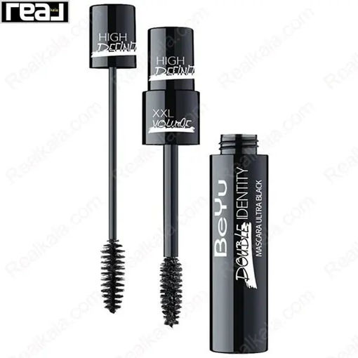 ریمل بی یو دابل آیدنتیتی مدل اولترا بلک BeYu Double Identity Mascara Ultra Black