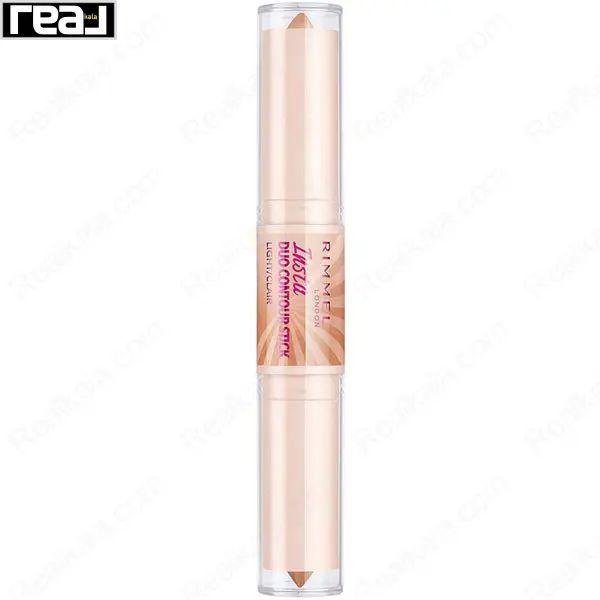 استیک کانتور ریمل شماره 300 با درپوش شفاف و نمایش هر دو رنگ