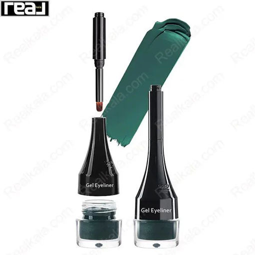 خط چشم ژلی فلورمار رنگ سبز Flormar Gel Eyeliner Green
