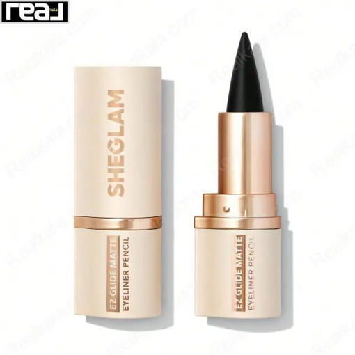 خط چشم سرمه پیچی شیگلم رنگ مشکی Sheglam Ez Glide Matte Eyeliner Pencil Black