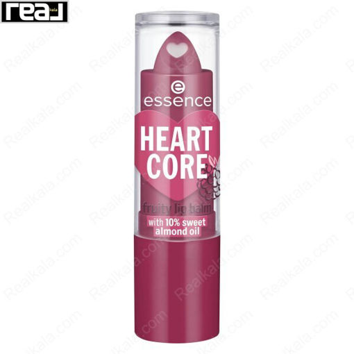 بالم لب اسنس شماره ۰۵ تمشک Essence Heart Core Fruity Lip Balm Bold Blackberry