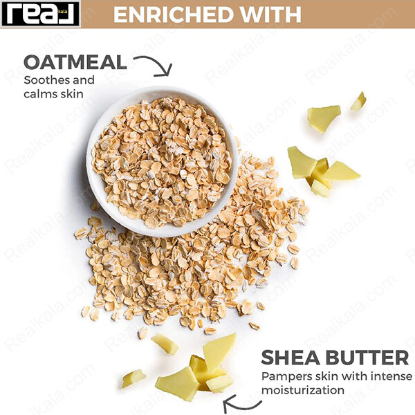 شامپو بدن سینت ایوز با عصاره جو دوسر و کره شی حجم 473 میل، مناسب لطافت و آرامش پوست