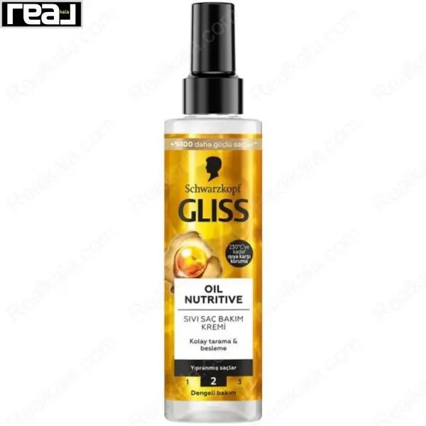اسپری ترمیم‌کننده مو حاوی روغن مارولا گلیس Oil Nutritive