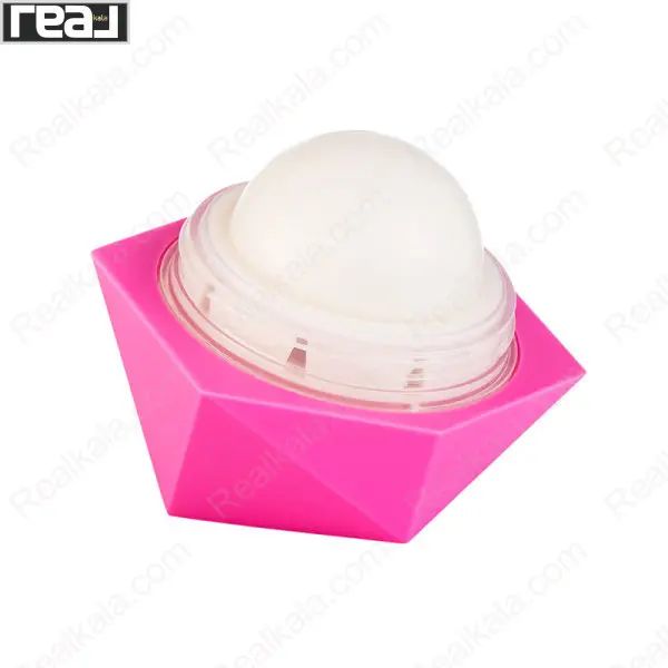 بالم لب فلورمار مدل Watermelon با طراحی الماسی صورتی و استیک گنبدی سفید